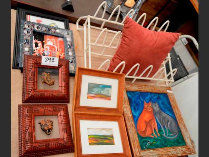 PICTURE FRAMES, SHOE RACK, etc