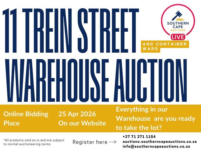Trein Str Warehouse Auction - 25 April 2026