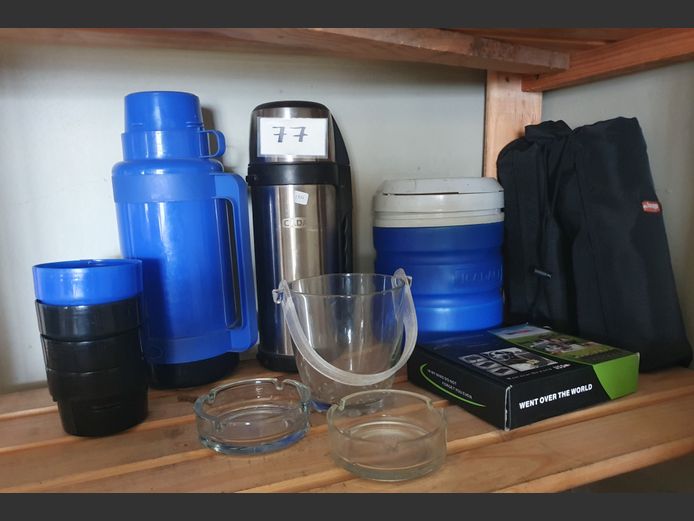CAMPING GEAR: CADAC WATER BOTTLE, FLASK, etc