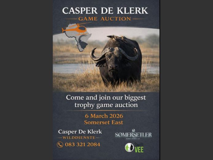 CASPER DE KLERK GAME AUCTION