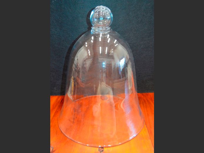 LARGE GLASS CLOCHE, 34cm High