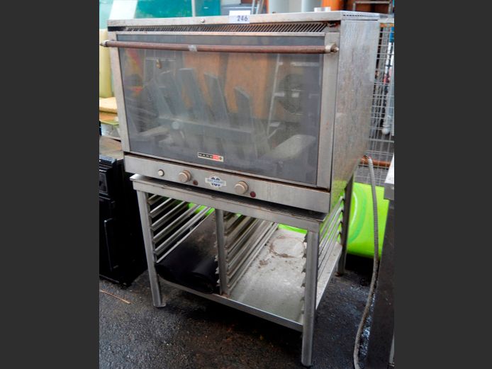MACADAMS STAINLESS STEEL 3-PHASE OVEN ON STAND [Untested]
