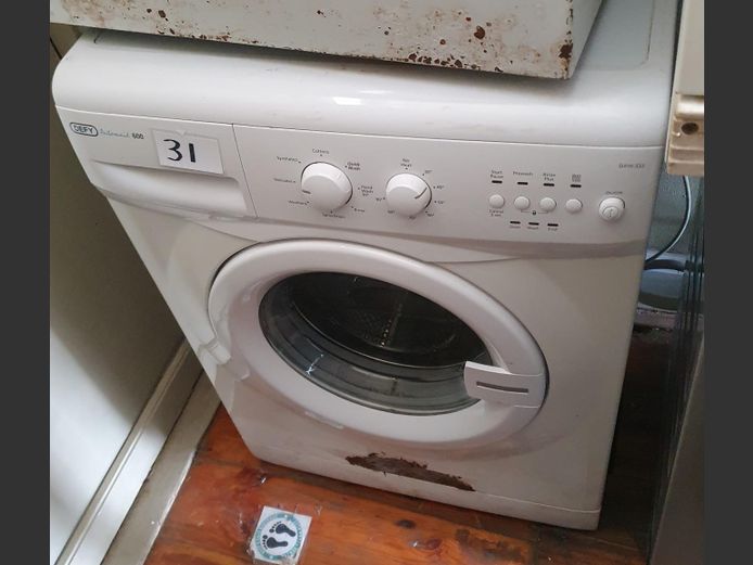Defy Automaid 600 Front Loading Washing Machine [Working, some rust at the bottom]