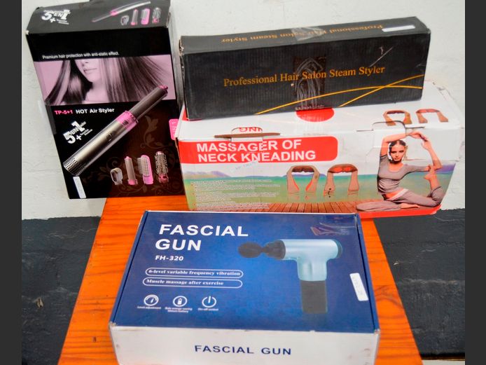 SALON STEAM STYLER, NECK MASSAGER, FACIAL GUN, etc [Untested]