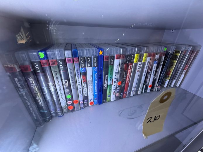 Lower Shelf of Ps3 Games 