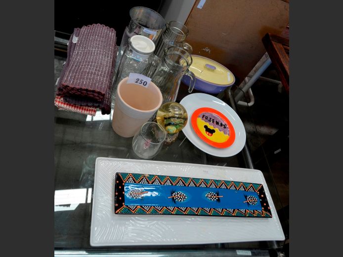 SNACK PLATTERS, JUGS, PLACEMATS, etc