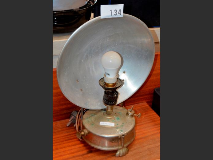 PRI-MUS VINTAGE LAMP, 46cm High [Converted to electricity]