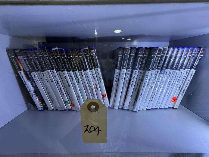 Top Shelf of PS2 Games 