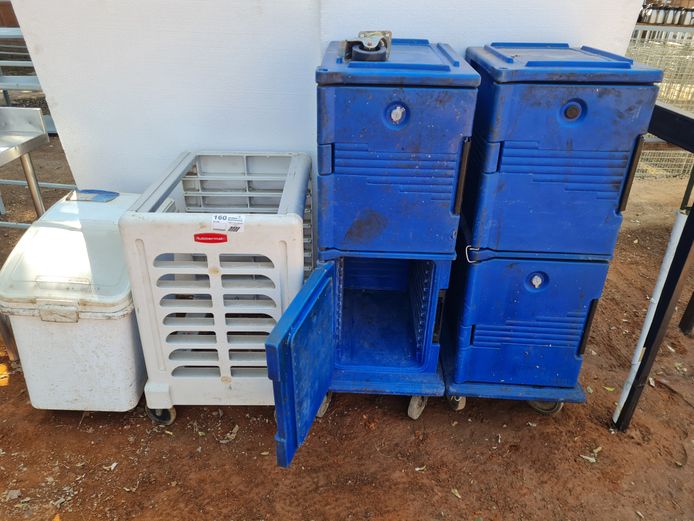 4 X PLASTIC TROLLEYS