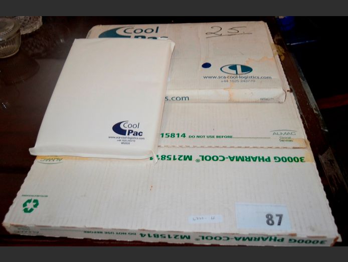 LOT: 3 x BOXES FREEZER BRICKS