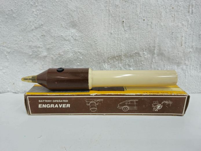 Vintage Battery Operated Engraver Pen Tool Boxed