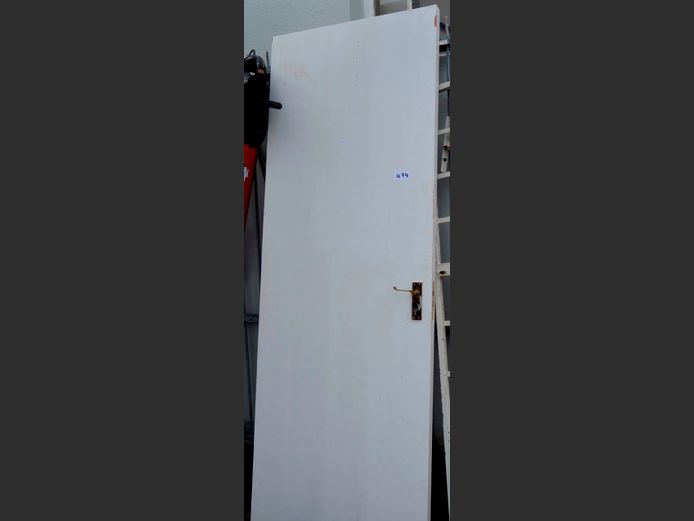 WHITE FIRE DOOR, 230 x 81cm