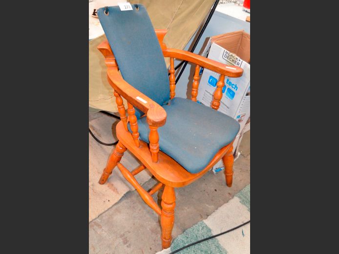PINE ARMCHAIR WITH CUSHIONS