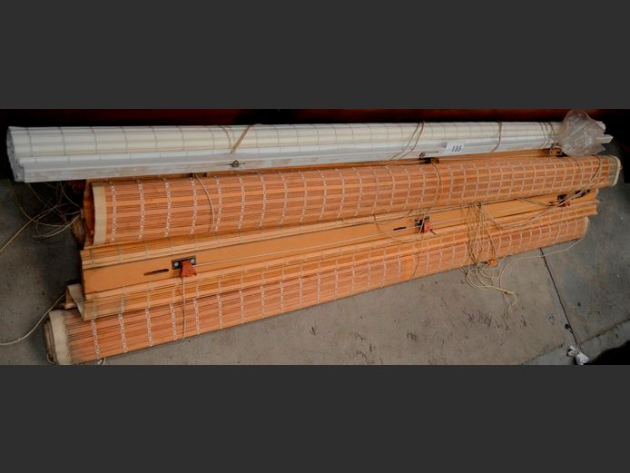 LOT: BAMBOO BLINDS