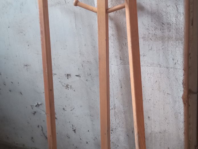 Wooden coat hangers