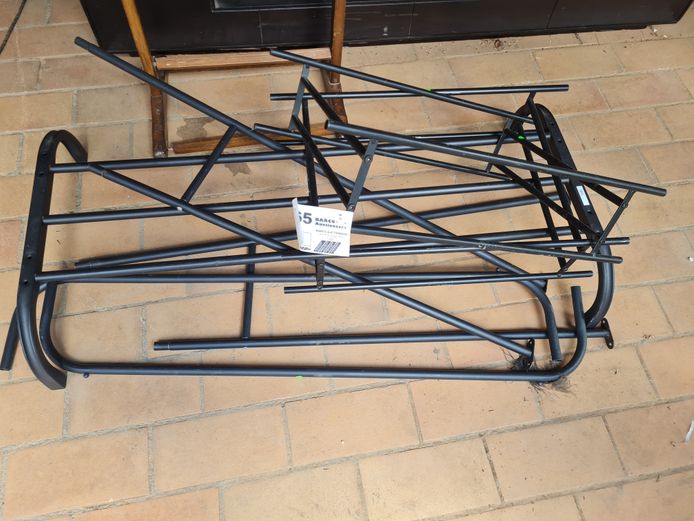 STEEL CLOTHING RACK - DISMANTLED
