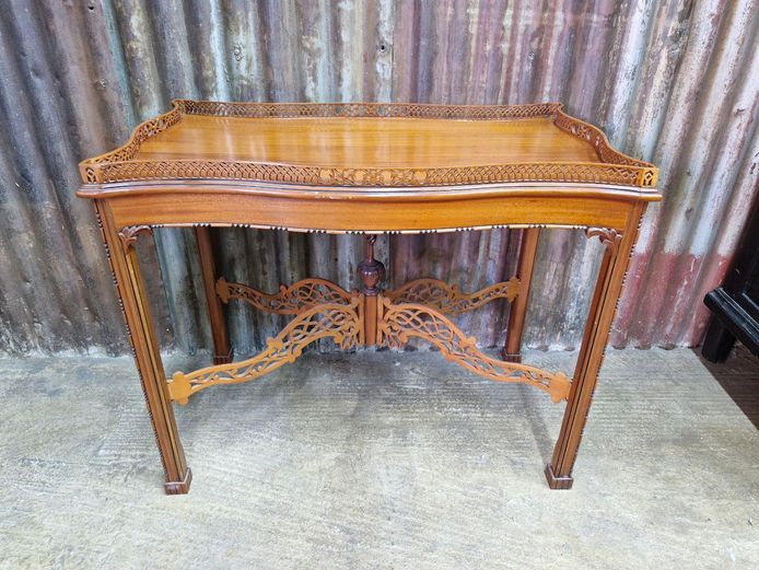 Antique George III Chippendale Style Console Table