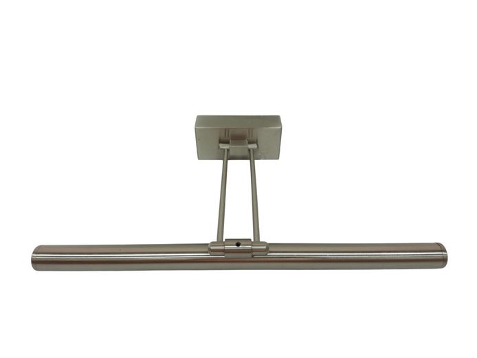 Contemporary Satin Nickel Twin-Arm Picture Light