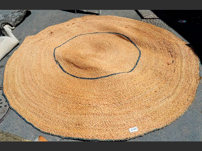 COIR CIRCULAR CARPET, 250cm Diameter