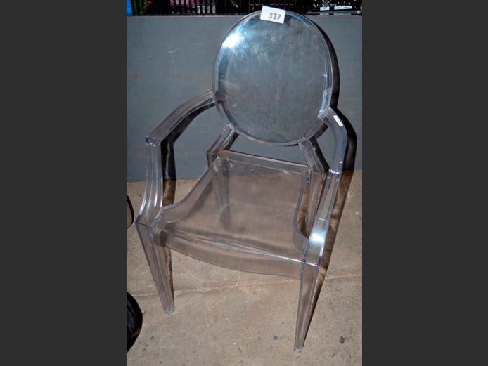 "GHOST" ARMCHAIR [Some damage]