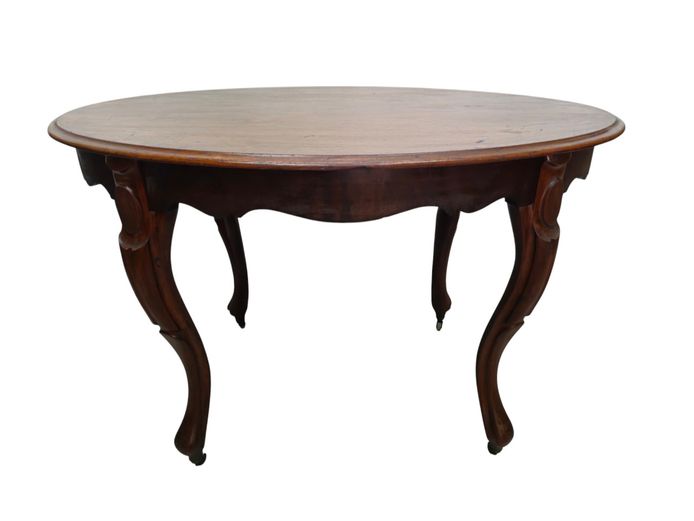 ictorian French-Style Cabriole Leg Oval Dining/Centre Table