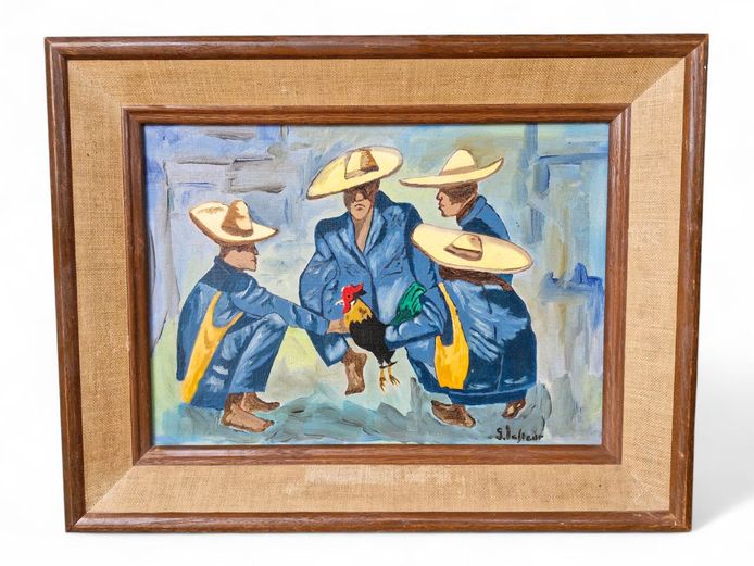 Vintage Original Oil Painting Signed G. LaFleur