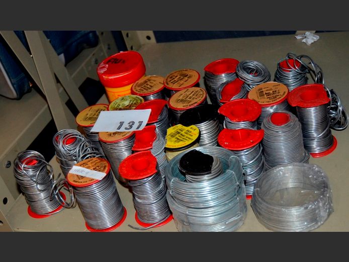 JOB LOT: SOLDERING WIRE & FLUX