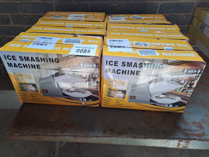 LOT OF 6 ICE SMASHING MACHINE 