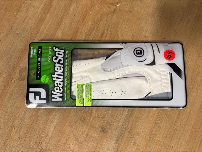 Women's large Weathersoft Golf Glove