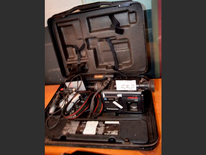 PANASONIC VIDEO CAMERA WITH CASE [Untested]