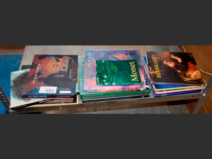 ART BOOKS: MONET, REMBRANDT, VAN GOGH, etc