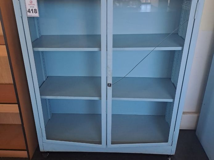 Glass door cabinet