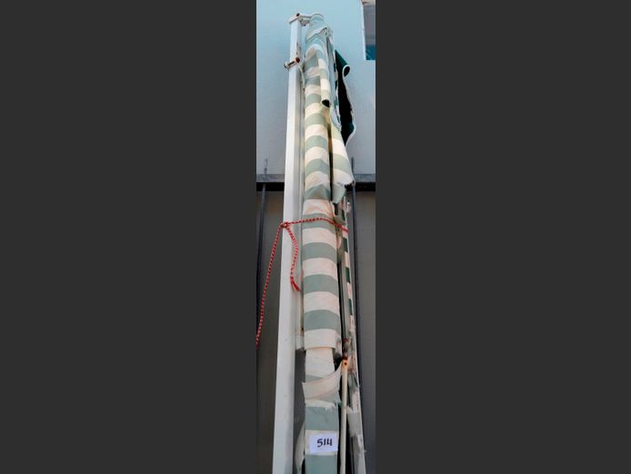 AWNING WITH CRANK, 295cm Long [Condition unknown]