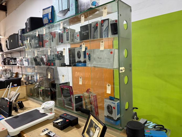 Glass & Perspex Cube Display Unit 