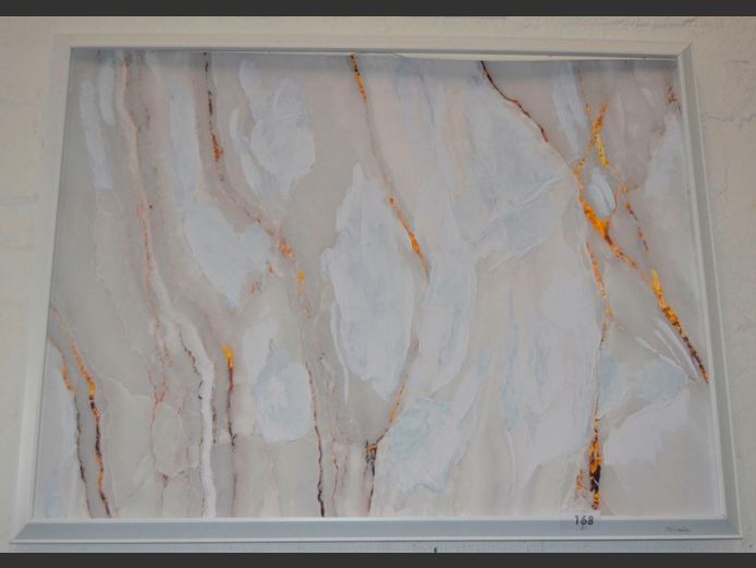 FRAMED ABSTRACT MIXED MEDIA ON BOARD, 118.5 x 89cm