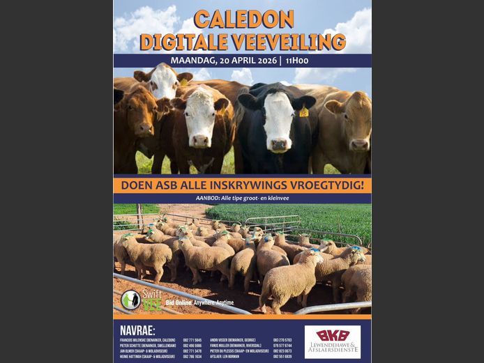 CALEDON DIGITALE VEEVEILING
