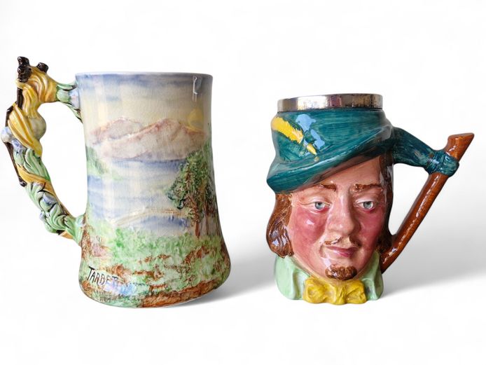 1930s Royal Winton Grimwades Jug & Sandland Robin Hood Mug