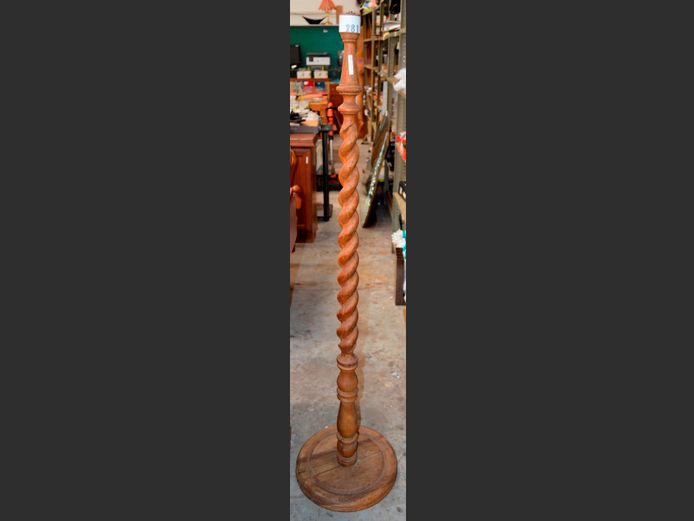 BARLEY TWIST STANDING LAMP, 150cm High [No shade]