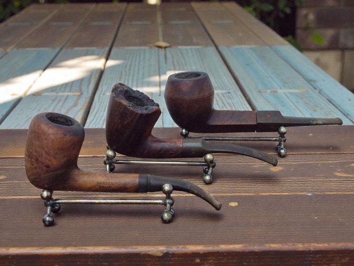 Assorted Vintage Collectibles Pipes
