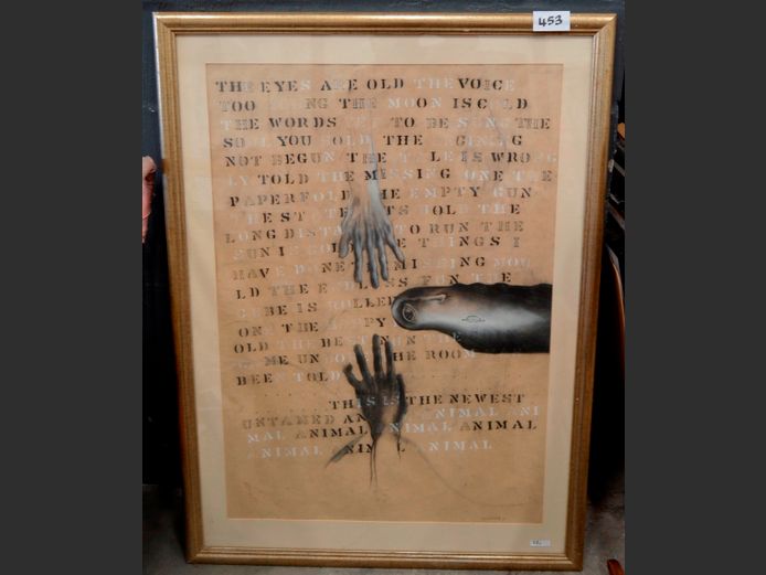 FRAMED INSPIRATIONAL MESSAGE PRINT, 100 x 69cm