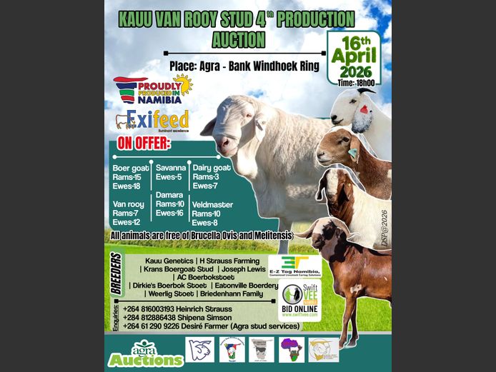 KAUU VAN ROOY STUD 4TH PRODUCTION AUCTION