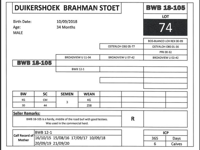 BWB 18-105