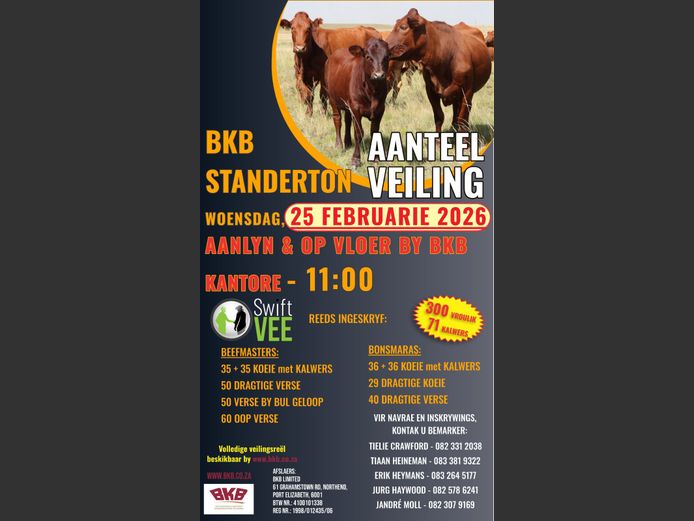 STANDERTON AANTEEL VEILING