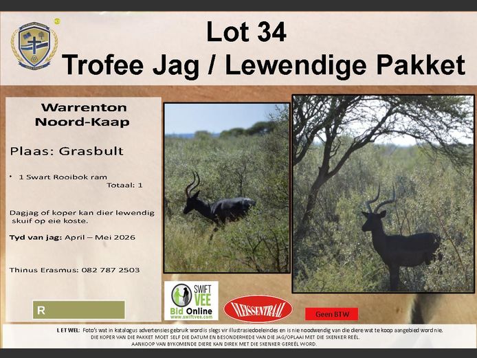 Trofee Jag / Lewendige Pakket