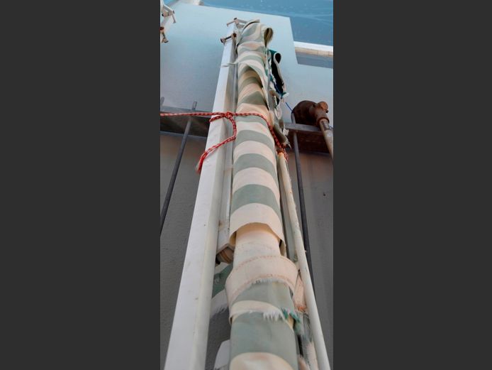 AWNING WITH CRANK, 295cm Long [Condition unknown]