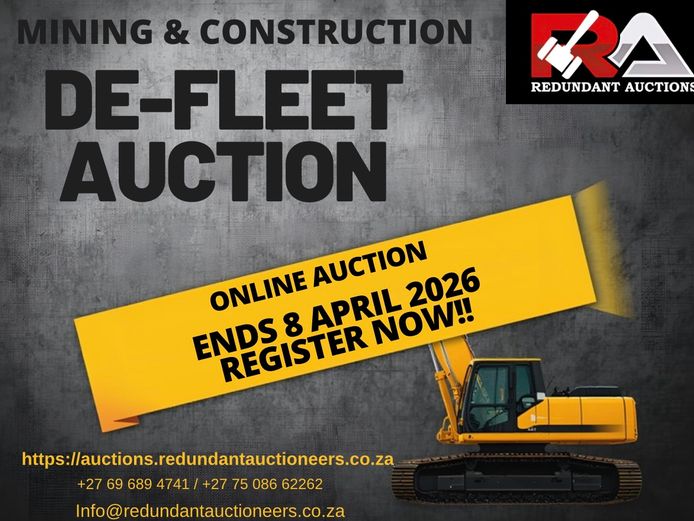 MINING & CONSTRUCTION DE-FLEET ONLINE AUCTION