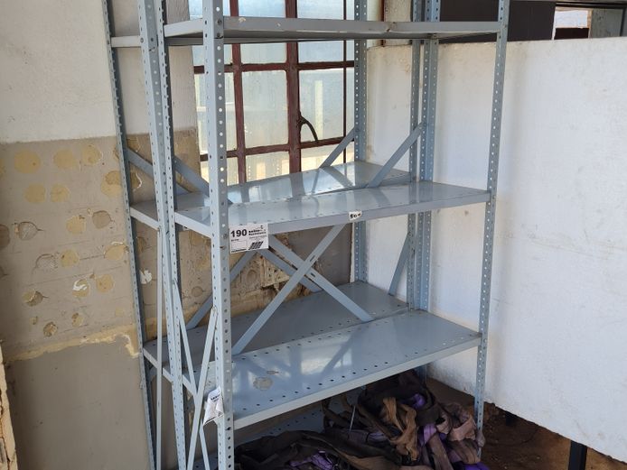 2 X STEEL SHELVING