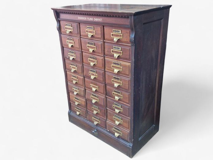 Antique Shannon Filing Cabinet
