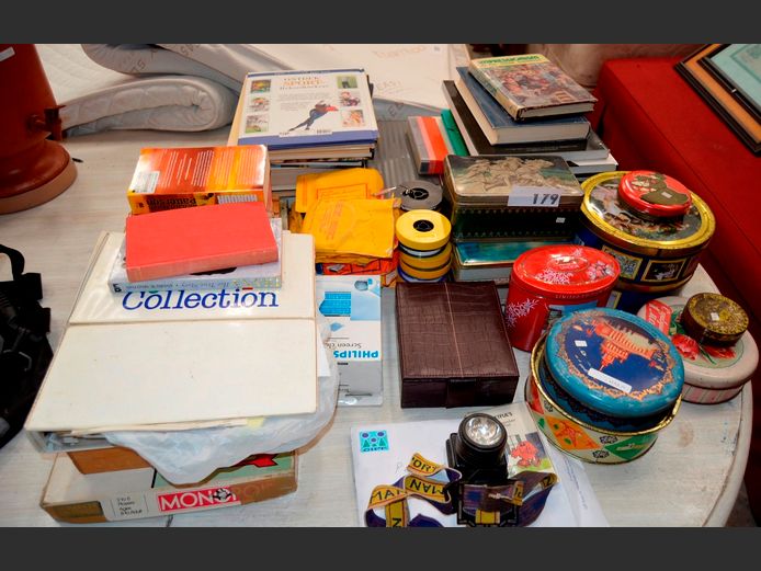 COLLECTABLE TINS, BOOKS, etc