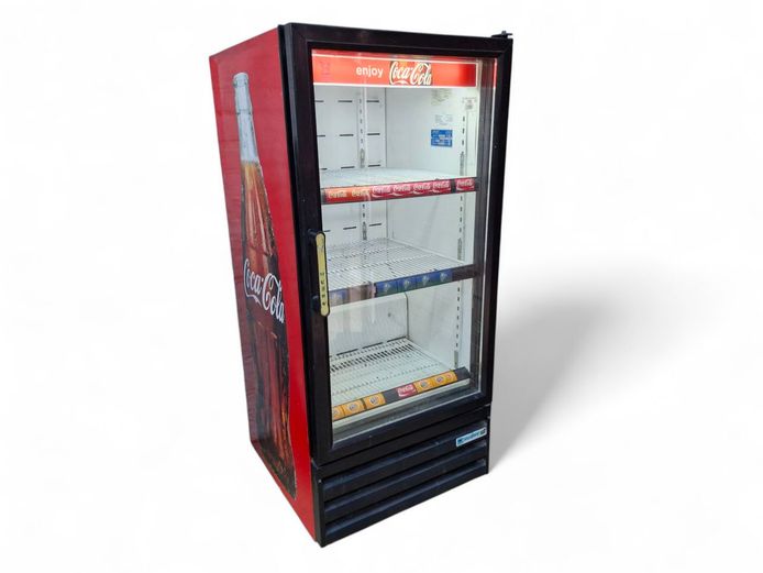 Coca Cola Branded Glass Door Beverage Fridge